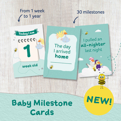 baby milestone cards add-on
