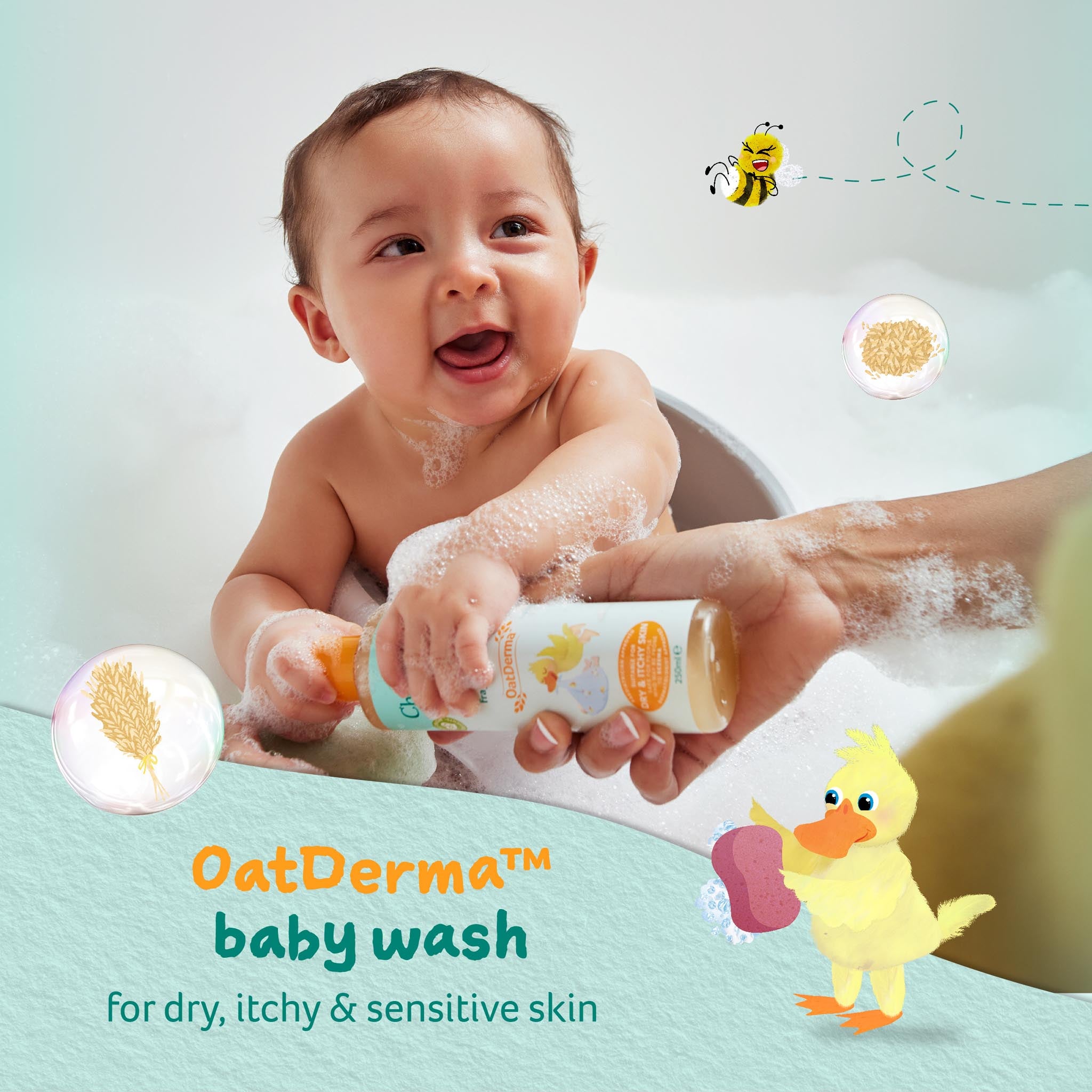 Baby bath for sensitive hot sale skin