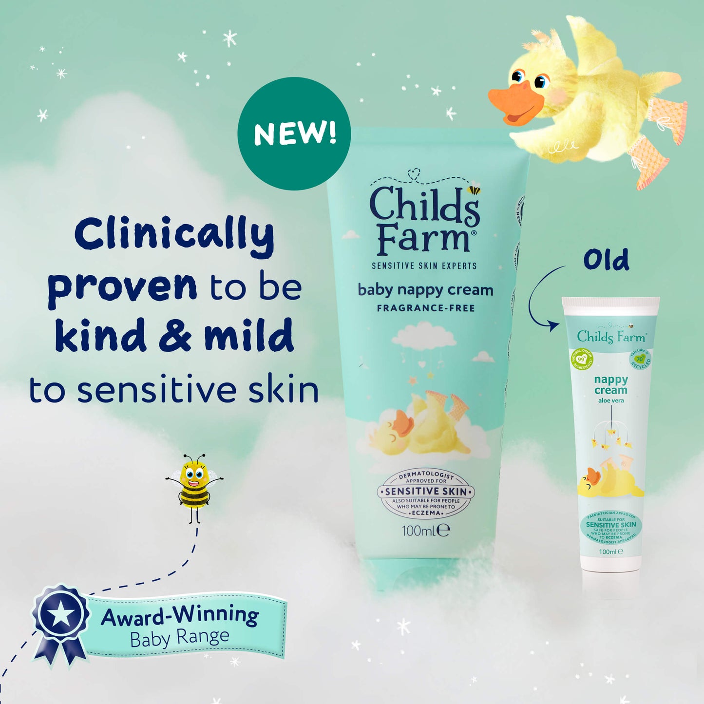 Childs Farm Baby Nappy Cream Fragrance-Free