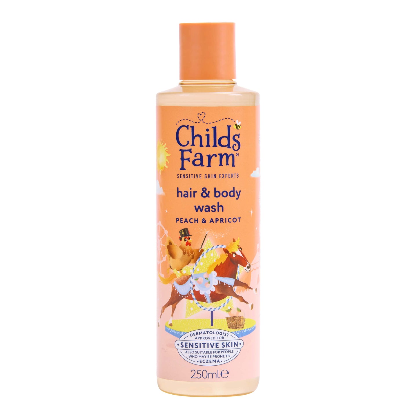 Childs Farm Hair & Body Wash Peach & Apricot 250ml