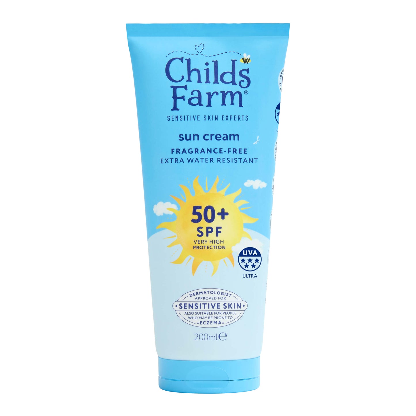 Childs Farm SPF50+ Sun Cream Fragrance-Free 200ml