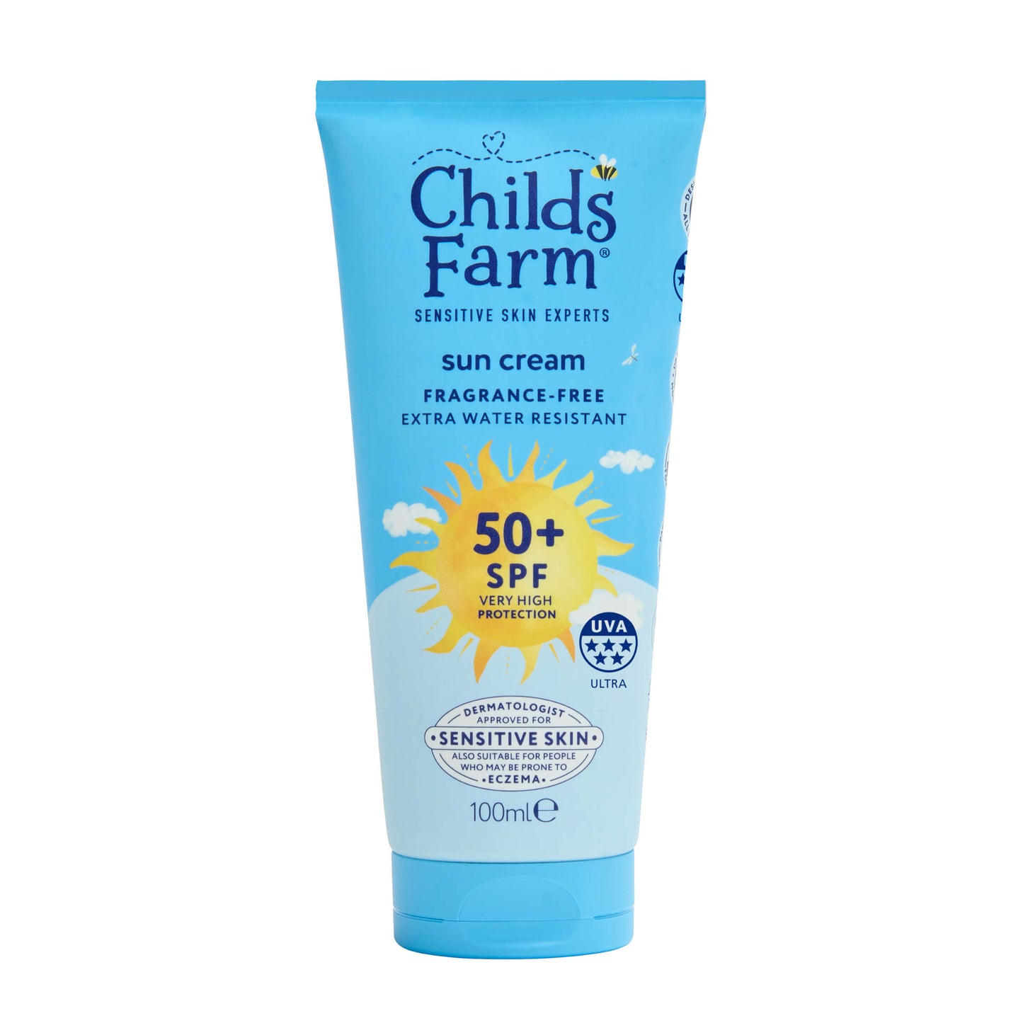 Childs Farm SPF50+ Sun Cream Fragrance-Free 100ml