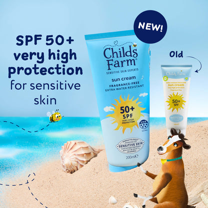 Childs Farm SPF50+ Sun Cream Fragrance-Free 200ml