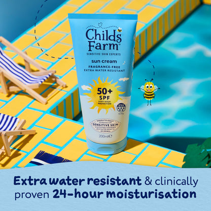 Childs Farm SPF50+ Sun Cream Fragrance-Free 200ml