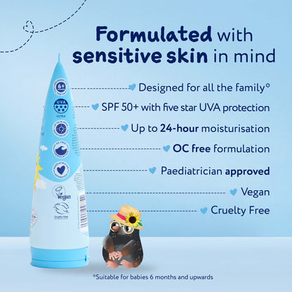 Childs Farm SPF50+ Sun Cream Fragrance-Free 100ml