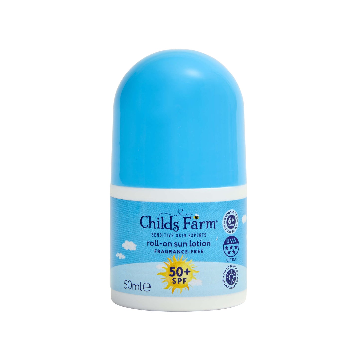 Childs Farm SPF50+ Roll On Fragrance-Free 50ml