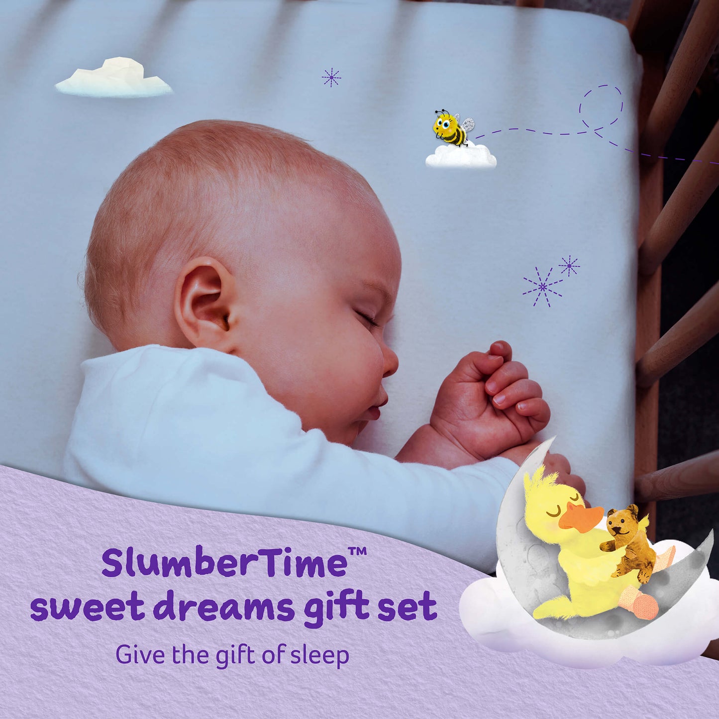 Childs Farm SlumberTime™ sweet dreams sleep gift lavender & moon milk