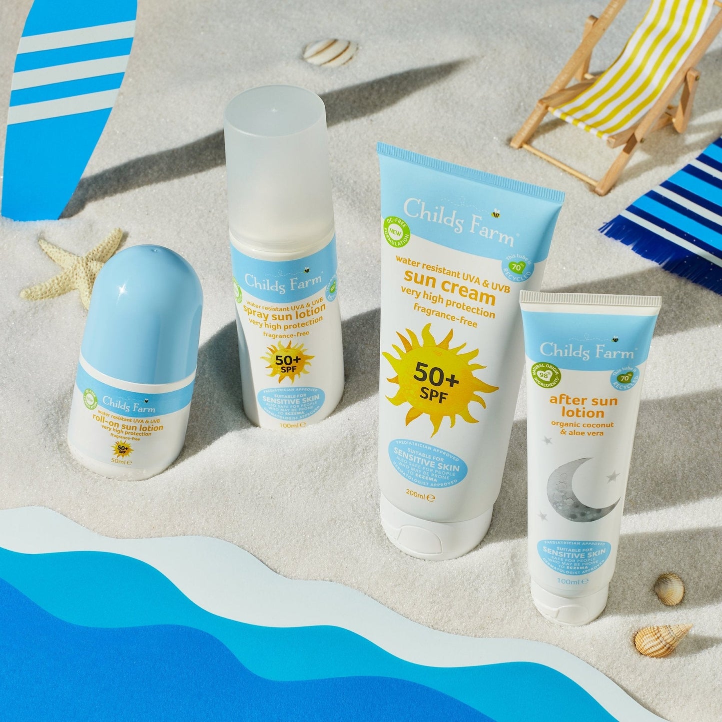 Childs Farm 50+ SPF sun cream fragrance-free