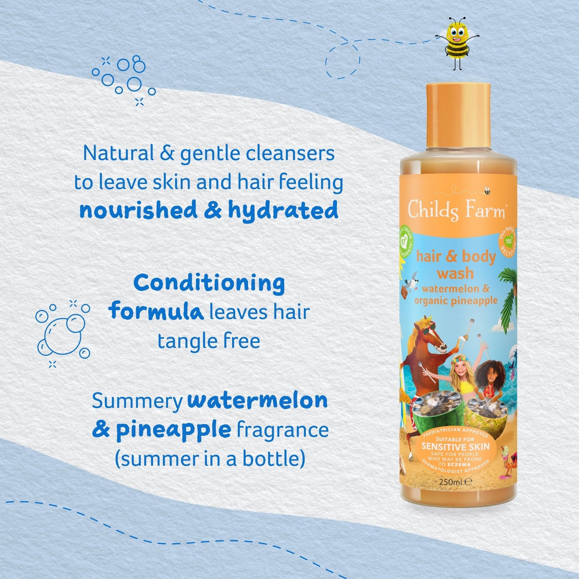 Childs Farm hair & body wash watermelon & organic pineapple