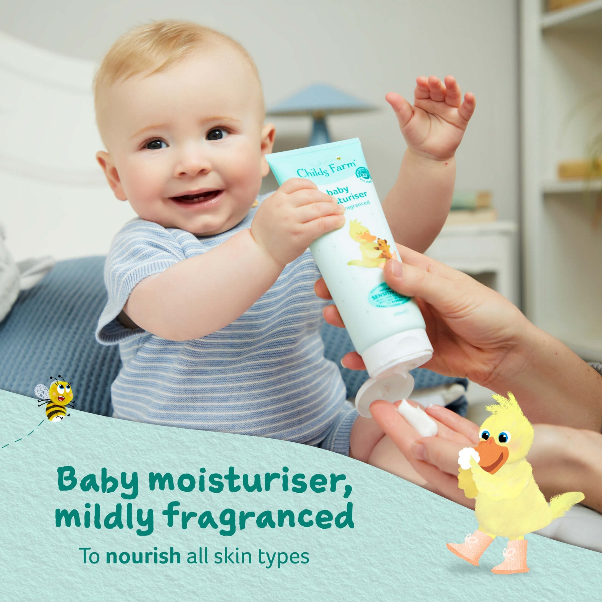 Moisturizing 2024 newborn skin