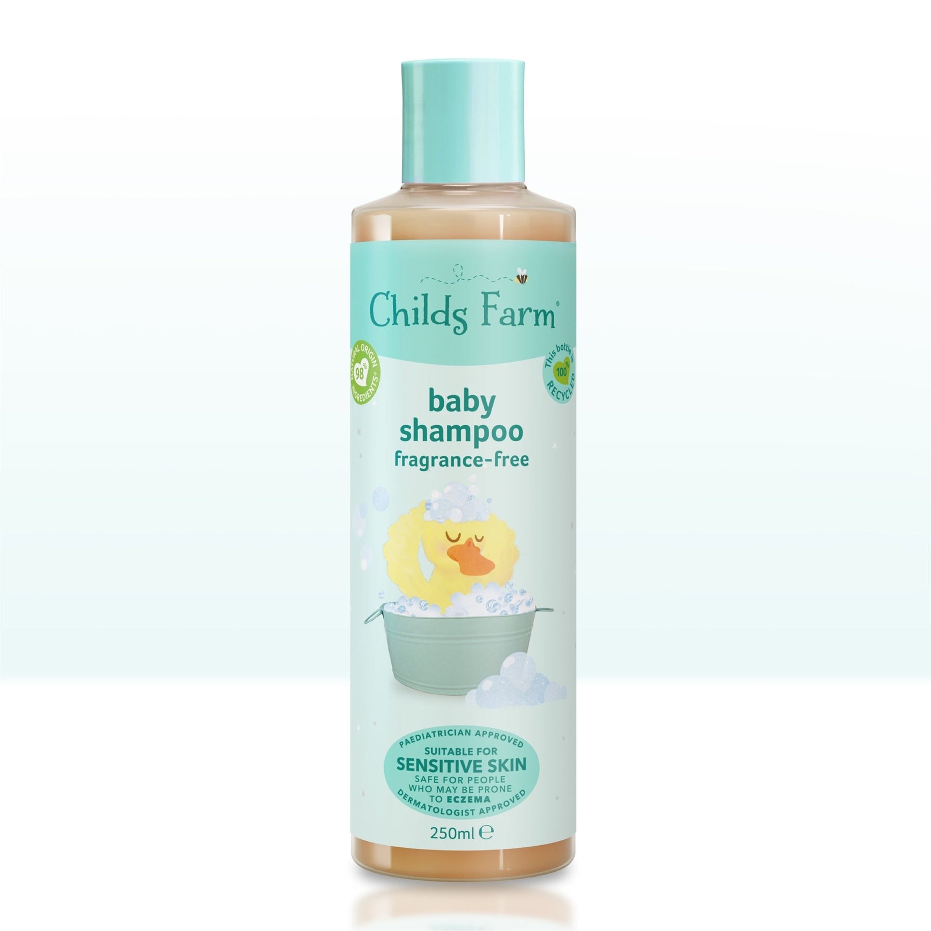 Childs Farm Coco-Nourish Shampoo for Kids - Organic Coconut Water,  Frizz-Free, Suitable for Dry & Curly Hair, Newborns & Up, Dermatologist  Approved