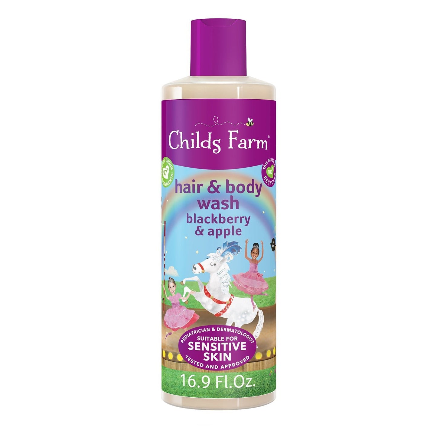 Childs Farm hair & body wash blackberry & organic apple