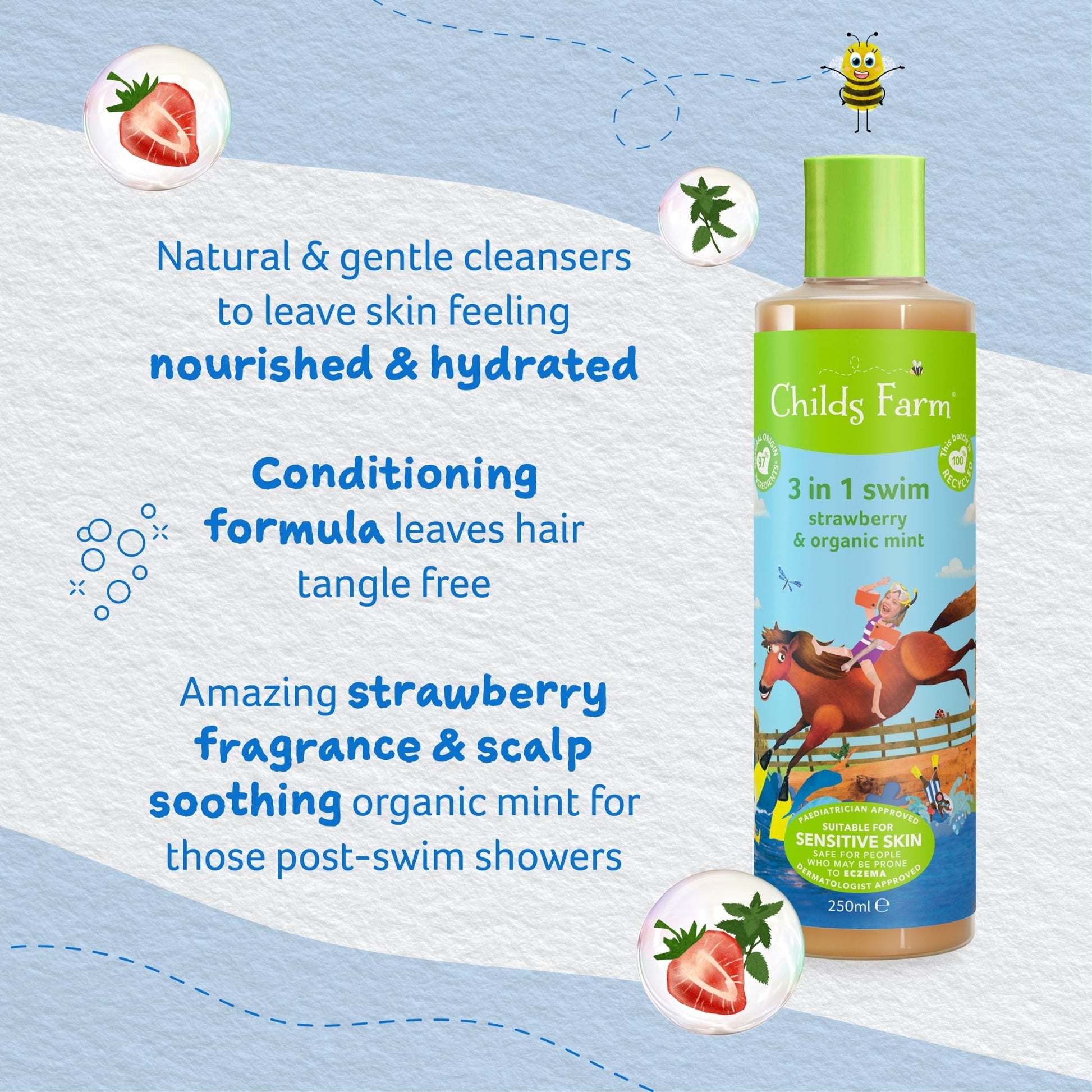 [STAFF] 3 in 1 swim strawberry & organic mint