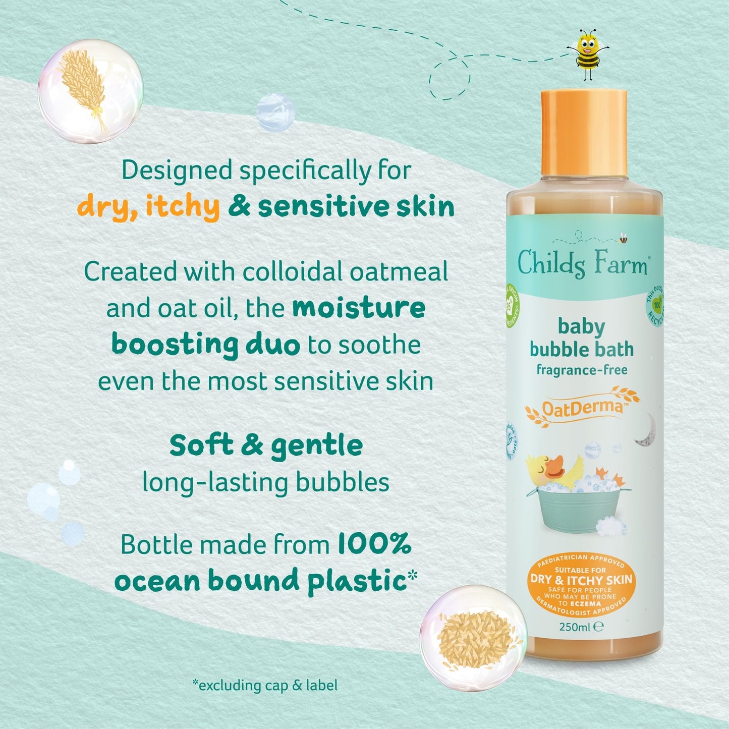 [STAFF] OatDerma™ baby bubble bath fragrance-free